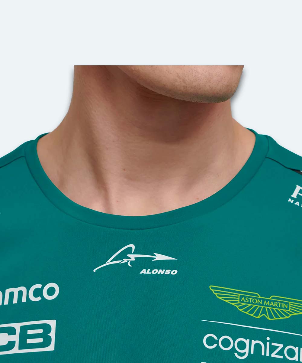 Comprar Camiseta Aston Martin F1. Disponible en verde, hombre