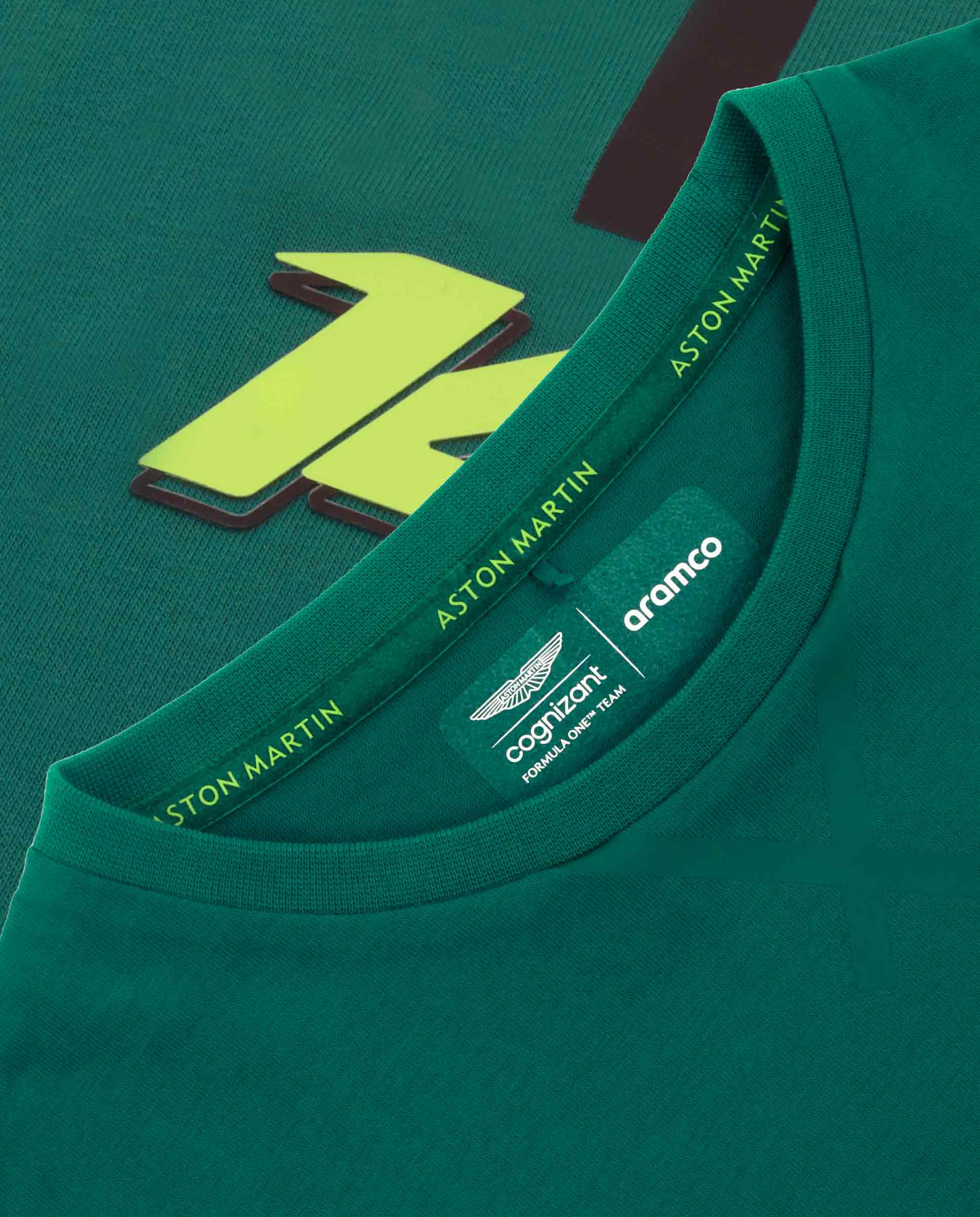Comprar Camiseta Aston Martin F1. Disponible en verde, hombre
